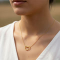 The Eternal Heart Pendant – Minimalist Golden Chain Necklaces